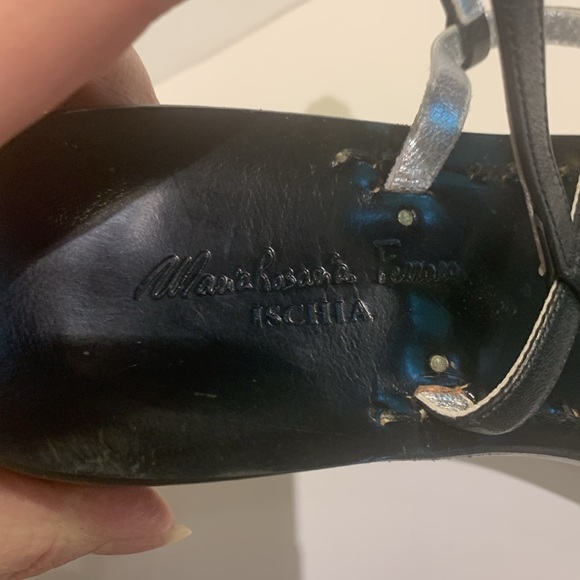 Mariarosaria Ferrara handmade in Italy sandals Swarovski crystal cats - Picture 4 of 11